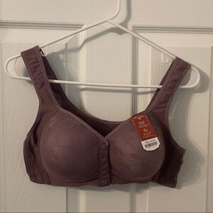 Chic Mauve Lace Bra
